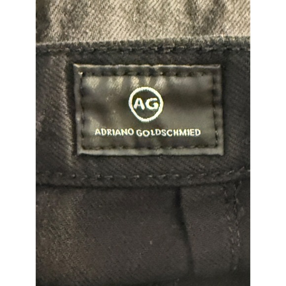 AG Adriano Goldschmied Womens Black Silk Blend Cargo Tapered Pants Size 4 26 NEW - Picture 3 of 7